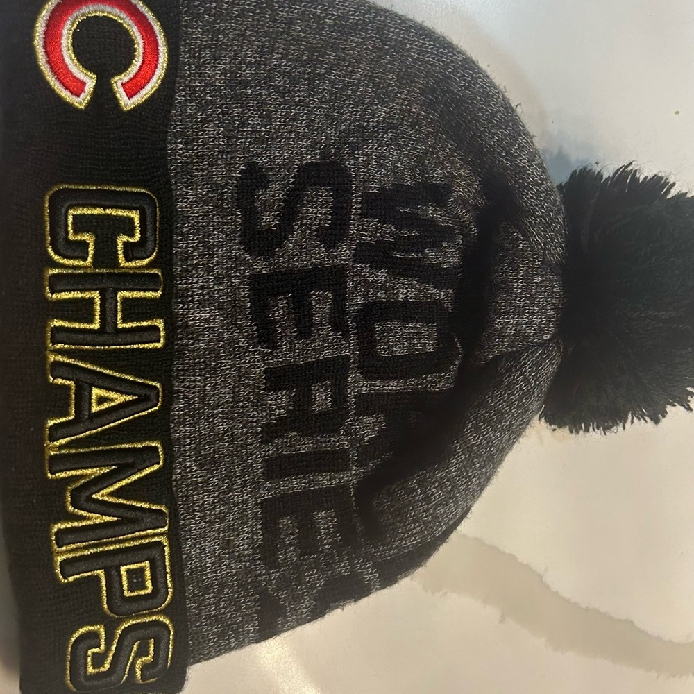 Cubs Champs World Series New Era beanie